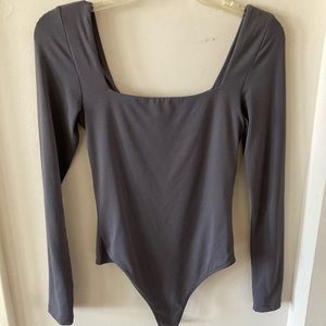 Aritzia Babaton square neck thong bodysuit - Size Small